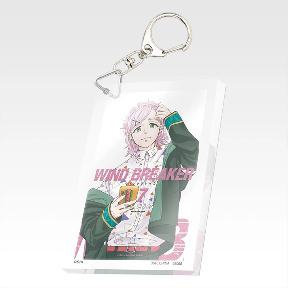 Ichiban Kuji Wind Breaker 5th Anniversary of the Original Work - F Prize Paperback Acrylic Keychain Complete Set of 22 Types