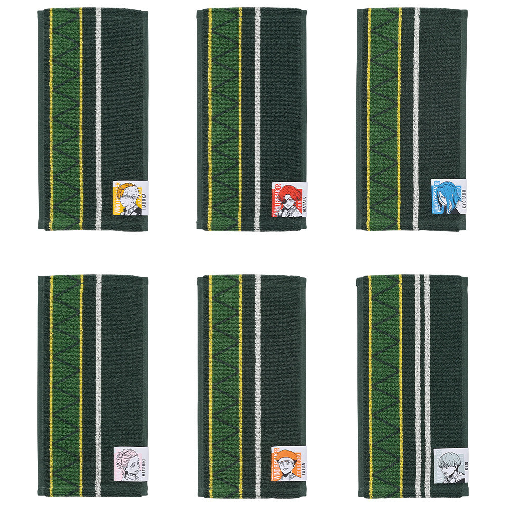 Ichiban Kuji Wind Breaker After the Battle - F Prize Uniform Style Half Towel Complete Set of 6 Types