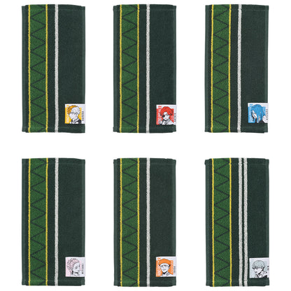 Ichiban Kuji Wind Breaker After the Battle - F Prize Uniform Style Half Towel Complete Set of 6 Types