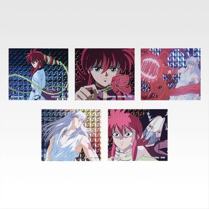 Ichiban Kuji Yu Yu Hakusho Dark Martial Arts Tournament Vol.3 - G Prize Flake Prism Stickers Complete Set of 8 Types