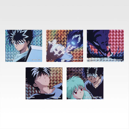 Ichiban Kuji Yu Yu Hakusho Dark Martial Arts Tournament Vol.3 - G Prize Flake Prism Stickers Complete Set of 8 Types