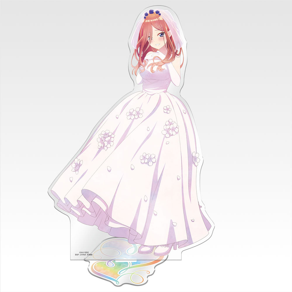 Ichiban Kuji the Quintessential Quintuplets With Love from the Quintuplets - F Prize Big Acrylic Stand Wedding Illustration