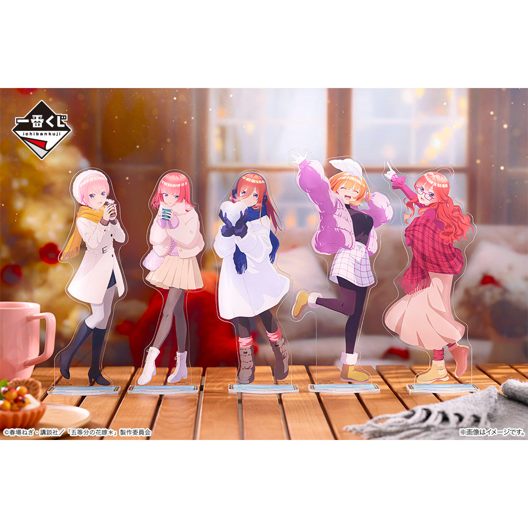 Ichiban Kuji the Quintessential Quintuplets With Love from the Quintuplets - G Prize Big Acrylic Stand Warmth Illustration