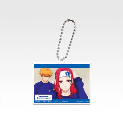Ichiban Kuji Blue Lock Additional Time! - H Prize Scene Acrylic Charm Complete Set Of 7 Types