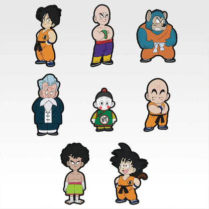 Ichiban Kuji Dragon Ball Battle of The Super Saiyan - H Prize Rubber Magnets Complete Set of 8 Types