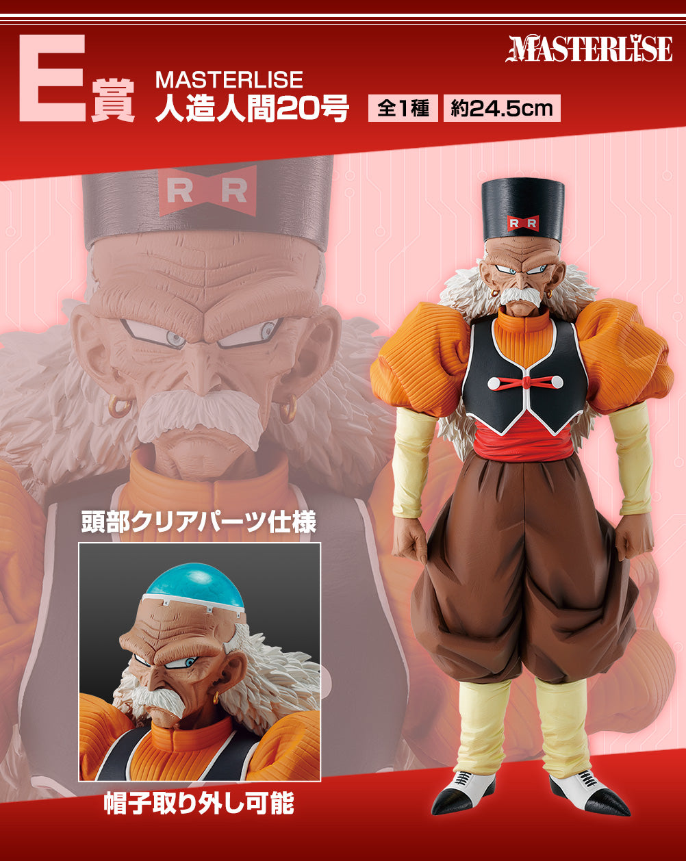 Ichiban Kuji Dragon Ball Ex Terror of The Androids - E Prize Masterlise Android 20