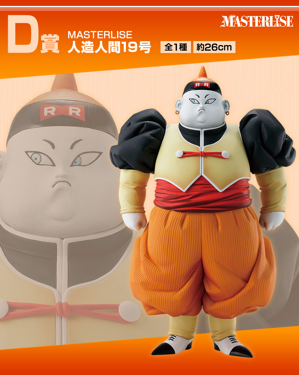 Ichiban Kuji Dragon Ball Ex Terror of The Androids - D Prize Masterlise Android 19