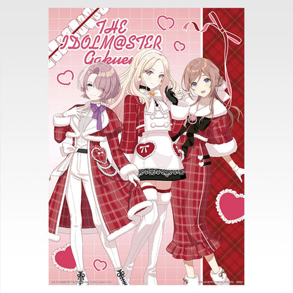 Ichiban Kuji Gakuen Idolmaster Part 4 - D Prize Original Drawn Visual Sheet Complete Set of 3