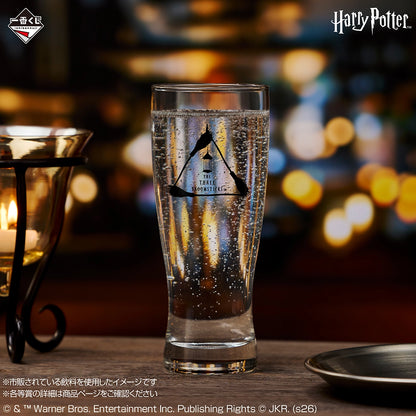 Ichiban Kuji Harry Potter Magical Holiday - E Prize Three Broomsticks Shape Glass
