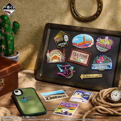 Ichiban Kuji JoJo's Bizarre Adventure The Gathering Of STARS - J Prize Travel Rubber Magnet Complete Set Of 8 Types