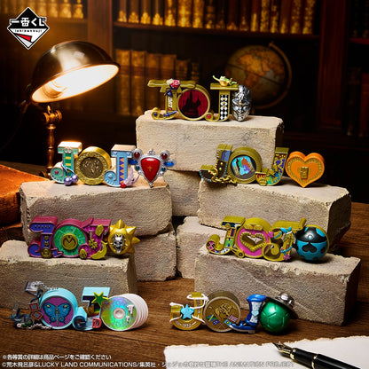 Ichiban Kuji JoJo's Bizarre Adventure The Gathering Of STARS - H Prize LOGO de Collection (7 Types)