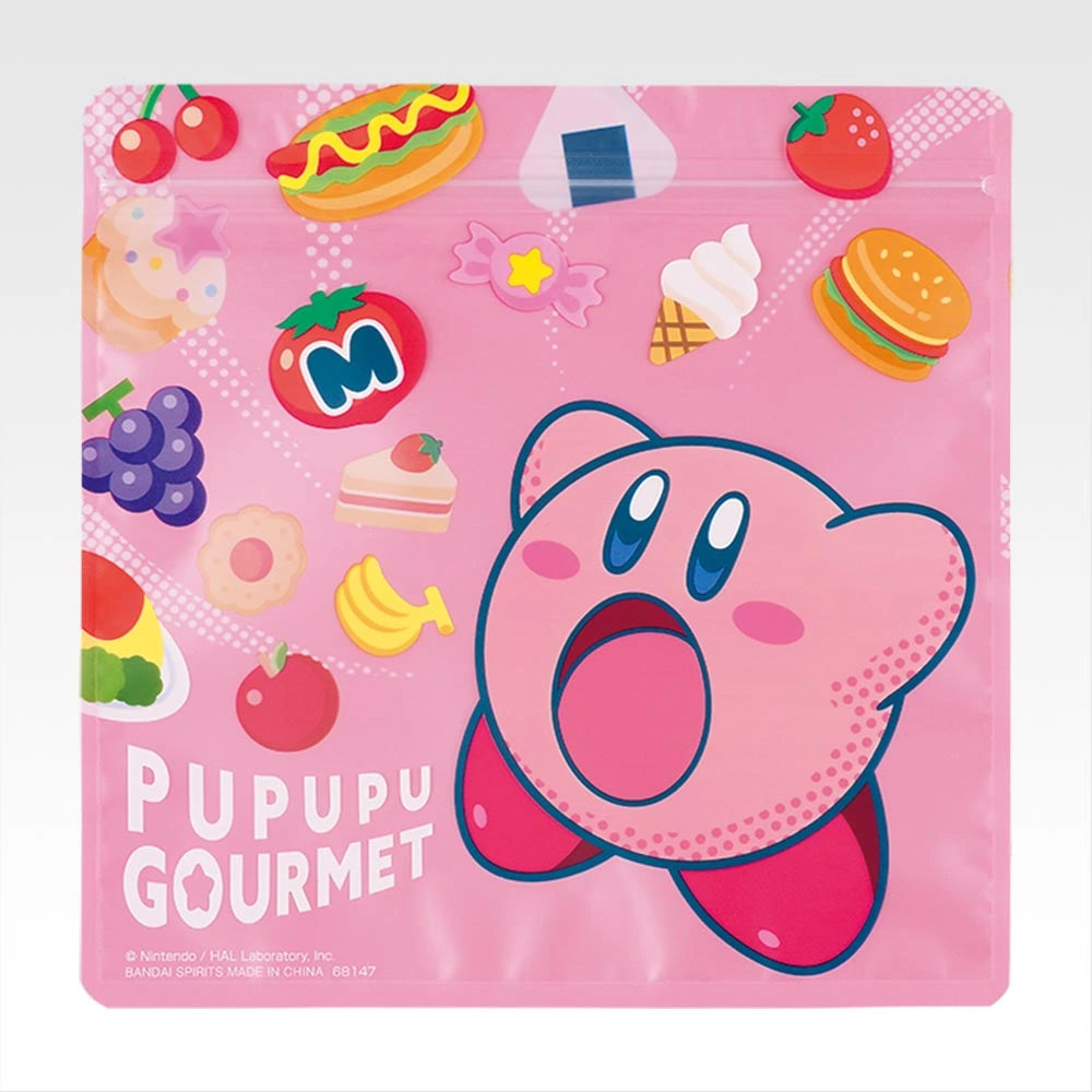 Ichiban Kuji Kirby Pupupu Gourmet - F Prize Sharing Zipper Bags Complete Set of 5 Types