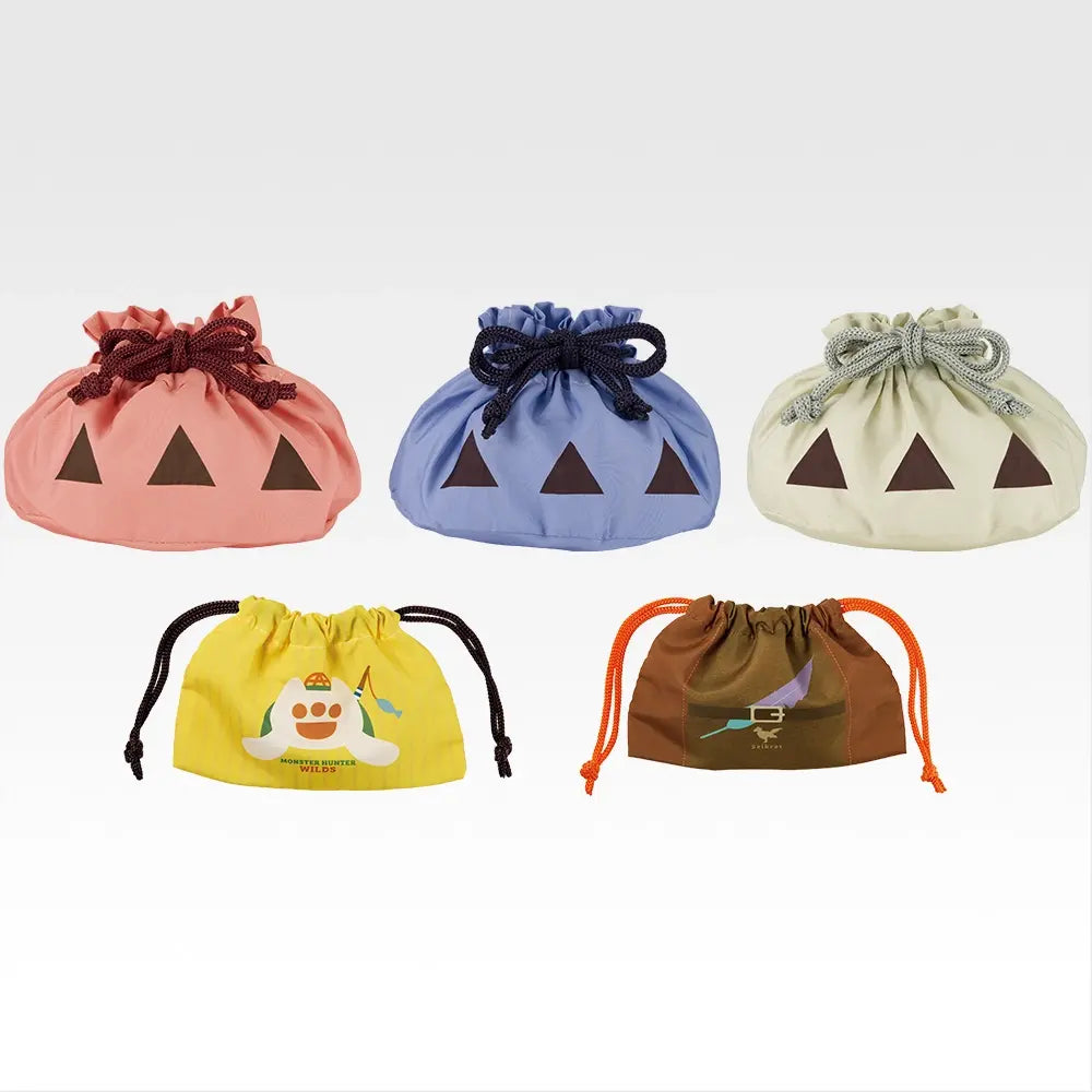 Ichiban Kuji Monster Hunter Wilds - E Prize Bag Collection Complete Set of 5 Types