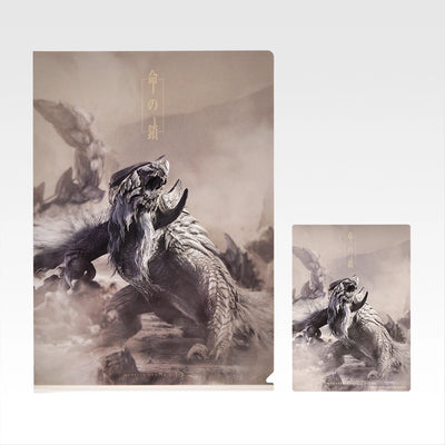 Ichiban Kuji Monster Hunter Wilds - G Prize Clear Files & Stickers Complete Set of 9 Types