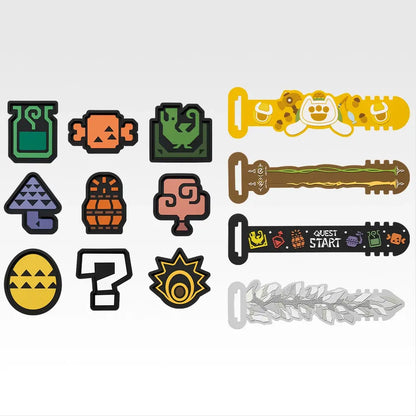 Ichiban Kuji Monster Hunter Wilds - H Prize Rubber Assortment Complete Set of 13 Types