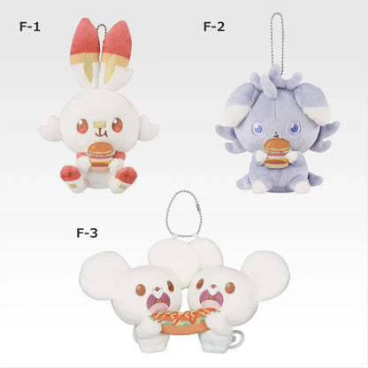 Ichiban Kuji Pokemon Poke Pieces Welcome to the PEACE Diner - F Prize Plush Mascot (3 Types)