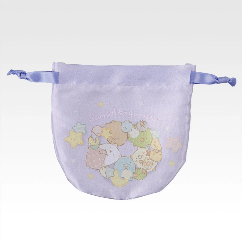 Ichiban Kuji Sumikko Gurashi A Night's Break with Sumikko - H Prize Drawstring Bags Collection Complete Set of 6 Types