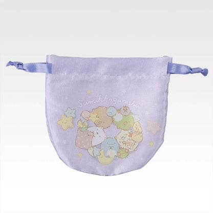 Ichiban Kuji Sumikko Gurashi A Night's Break with Sumikko - H Prize Drawstring Bags Collection Complete Set of 6 Types