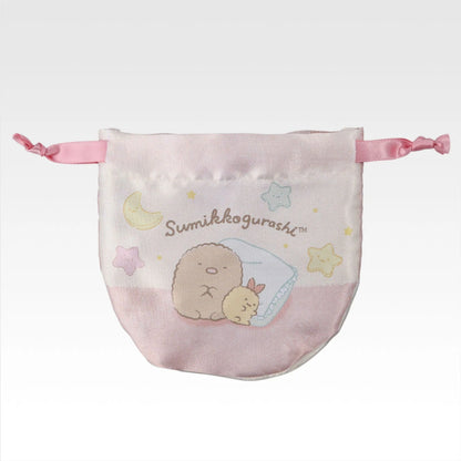 Ichiban Kuji Sumikko Gurashi A Night's Break with Sumikko - H Prize Drawstring Bags Collection Complete Set of 6 Types