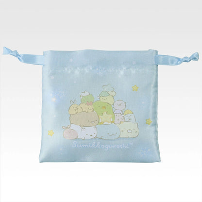 Ichiban Kuji Sumikko Gurashi A Night's Break with Sumikko - H Prize Drawstring Bags Collection Complete Set of 6 Types