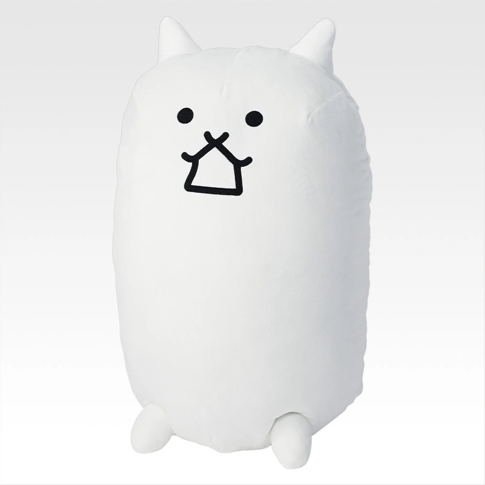 Ichiban Kuji The Battle Cats Let's Peel Them Together - Last One Prize Tank Cat Super Big Plush Toy