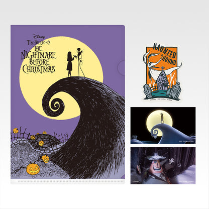 Ichiban Kuji Tim Burton's The Nightmare Before Christmas - H Prize Clear Files and Stickers Complete Set of 8 Types