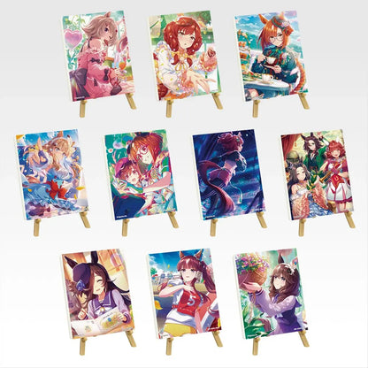 Ichiban Kuji Uma Musume Pretty Derby 13th Edition - G Prize Mini Plates With Easel Complete Set of 10 Types