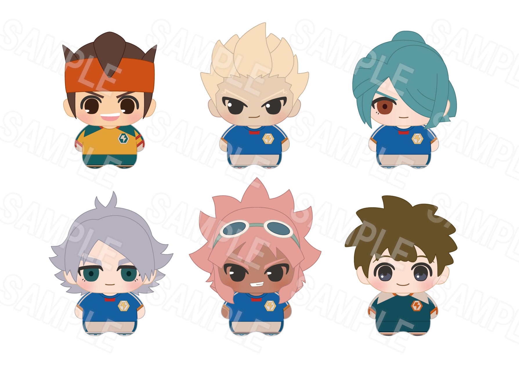 Inazuma Eleven: Heroes' Victory Road Mini Cham - Mascot Vol.1 Complete Set of 6 Types [Pre-order Feb 2027]