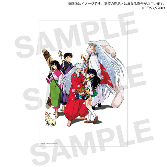 Inuyasha Sunrise World Rumiko Takahashi Fair - Shadow-Designed Original Drawings & Completed Illustration Print Set [Pre-Order Jul 2026]