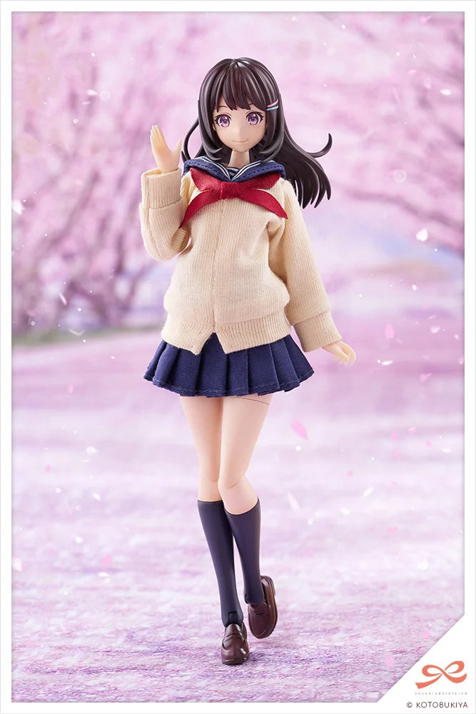Creative Girls' Garden Kirupla Model Plastic Kit - Yuuki Madoka Momozakura High School Winter Uniform (KIT) [Pre-Order Dec 2026]