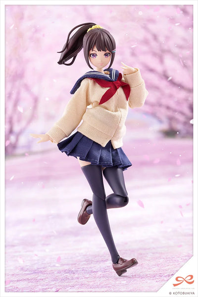 Creative Girls' Garden Kirupla Model Plastic Kit - Yuuki Madoka Momozakura High School Winter Uniform (KIT) [Pre-Order Dec 2026]