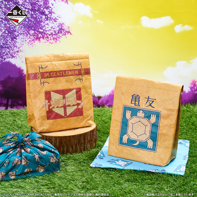 JOJO'S BIZARRE ADVENTURE ICHIBAN KUJI - DIAMOND IS UNBREAKABLE - F PRIZE - Morioh Town Lunch Bag Collection COMPLETE SET 2 Pcs