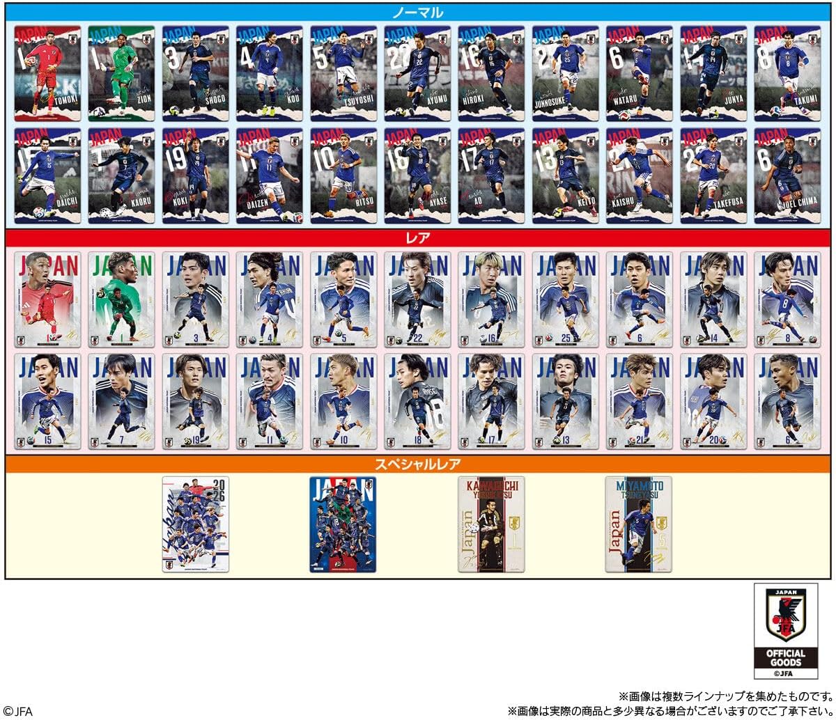 Japan National Soccer Team - Twin Wafers Japan National Football