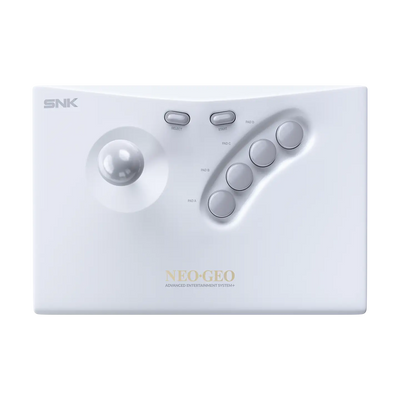 Japanese Version - NEOGEO AES+ Arcade Stick White [Pre-Order Nov 2026 - Postponed to Sep 2027 by Manufacturer]