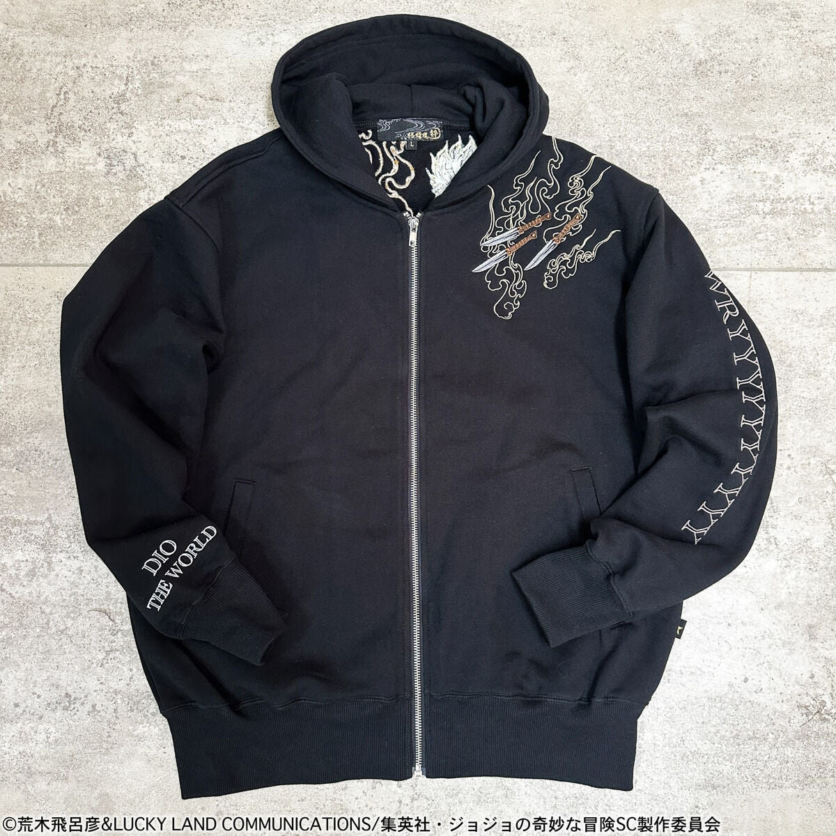JoJo's Bizarre Adventure Karakuri Tamashii x Stardust Crusaders - DIO Embroidered Hoodie (2 Types) [Pre-Order May 2026]