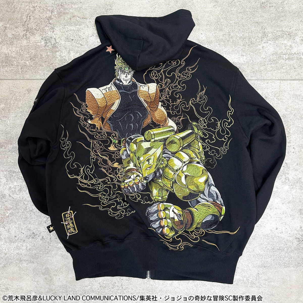 JoJo's Bizarre Adventure Karakuri Tamashii x Stardust Crusaders - DIO Embroidered Hoodie (2 Types) [Pre-Order May 2026]