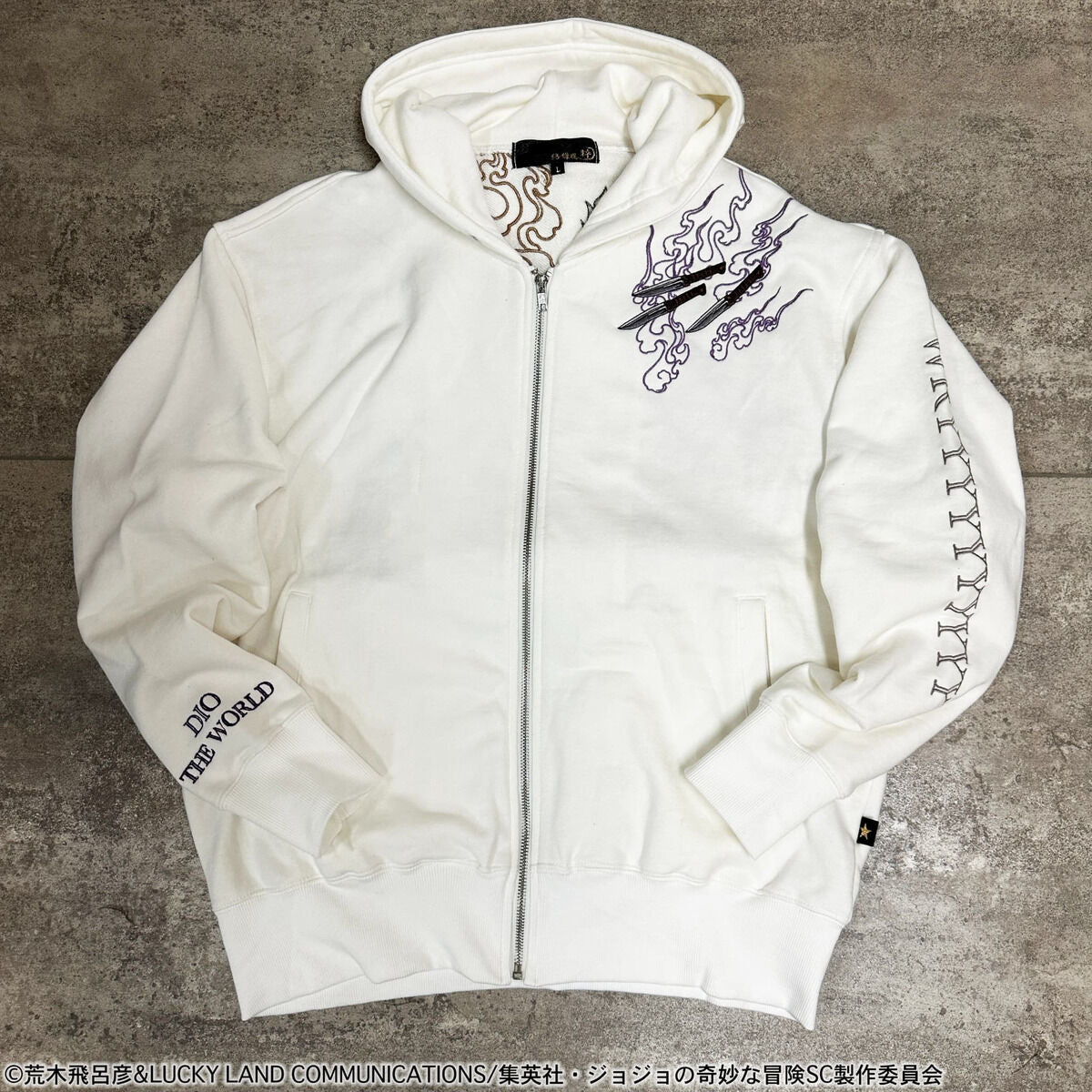 JoJo's Bizarre Adventure Karakuri Tamashii x Stardust Crusaders - DIO Embroidered Hoodie (2 Types) [Pre-Order May 2026]