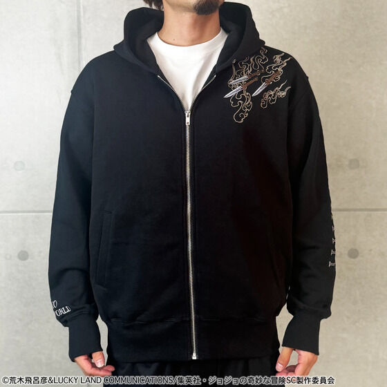 JoJo's Bizarre Adventure Karakuri Tamashii x Stardust Crusaders - DIO Embroidered Hoodie (2 Types) [Pre-Order May 2026]