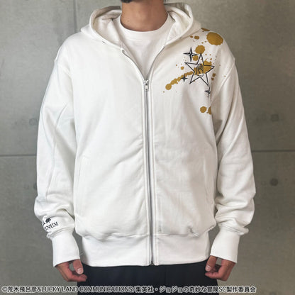 JoJo's Bizarre Adventure Karakuri Tamashii x Stardust Crusaders - Jotaro Kujo Embroidered Hoodie (2 Types) [Pre-Order May 2026]