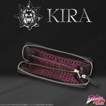 JoJo's Bizarre Adventure: Diamond is Unbreakable - Yoshikage Kira Leather Long Wallet / Purple [Pre-Order Apr 2026]