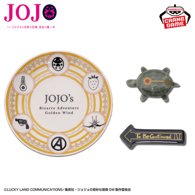 JoJo's Bizarre Adventure: Golden Wind - Ceramic Plate & Cutlery Set