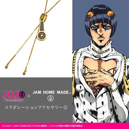 JoJo's Bizarre Adventure Golden Wind - JOJO Zipper Necklace [Pre-Order Apr 2026]