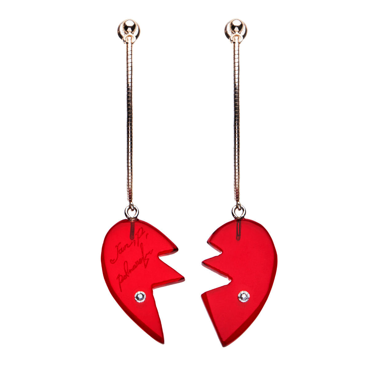 JoJo's Bizarre Adventure Golden Wind - Polnareff's Heart Earrings