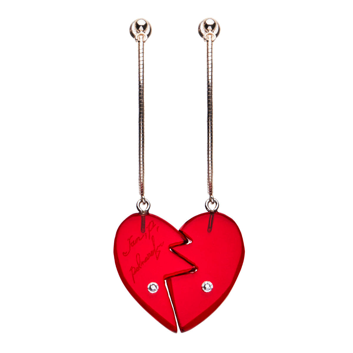 JoJo's Bizarre Adventure Golden Wind - Polnareff's Heart Earrings