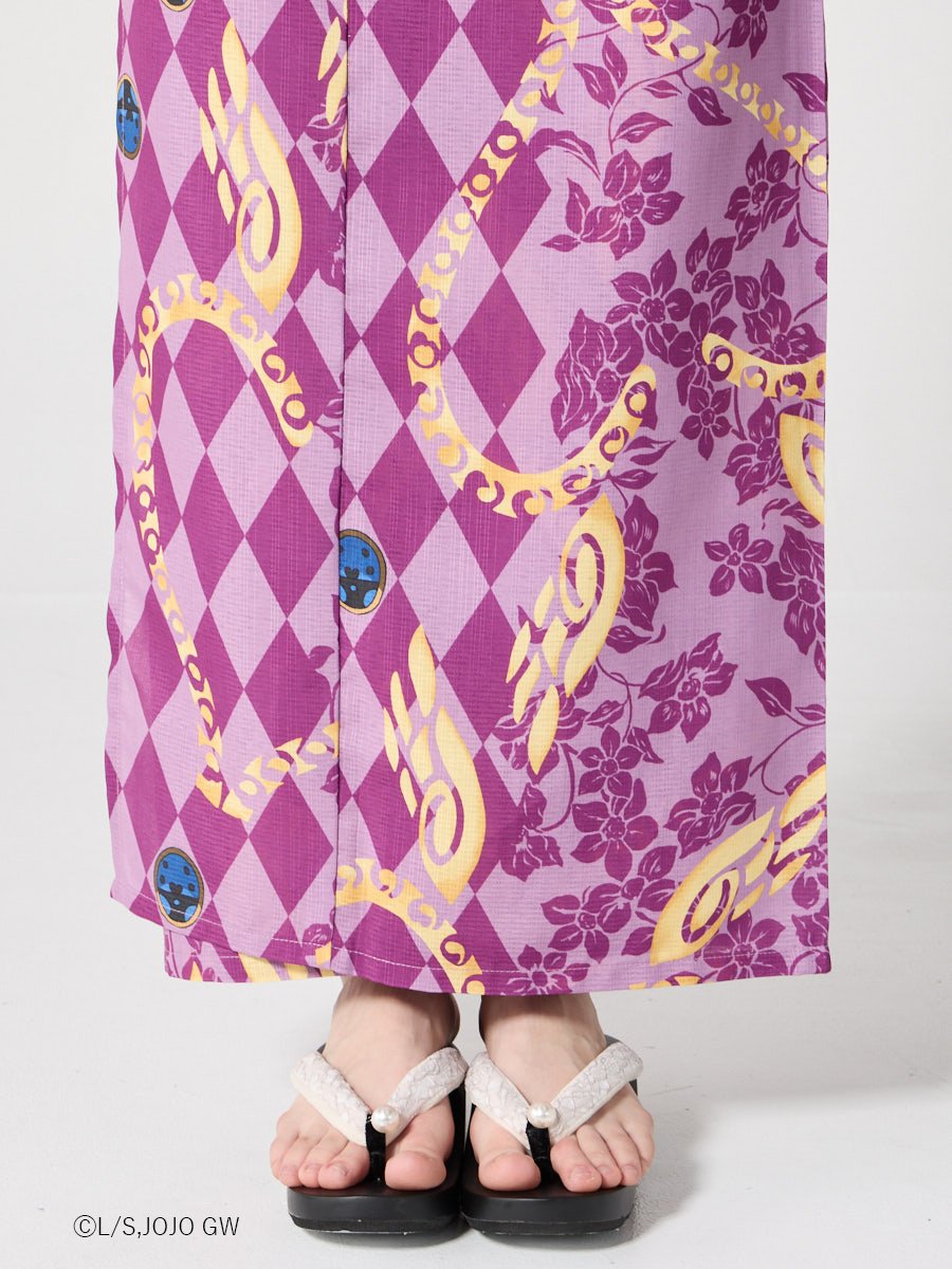 JoJo's Bizarre Adventure Golden Wind x Furifu Ladies Yukata and Obi Set - Giorno Giovanna [Release Jun 19 2026]