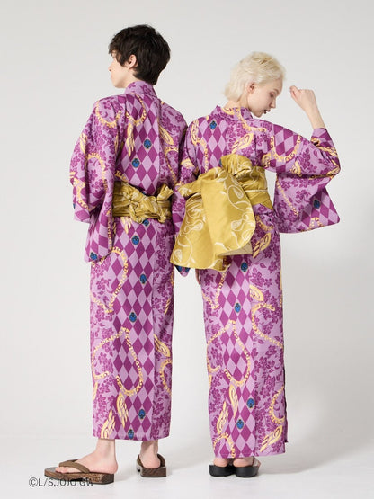 JoJo's Bizarre Adventure Golden Wind x Furifu Ladies Yukata and Obi Set - Giorno Giovanna [Release Jun 19 2026]