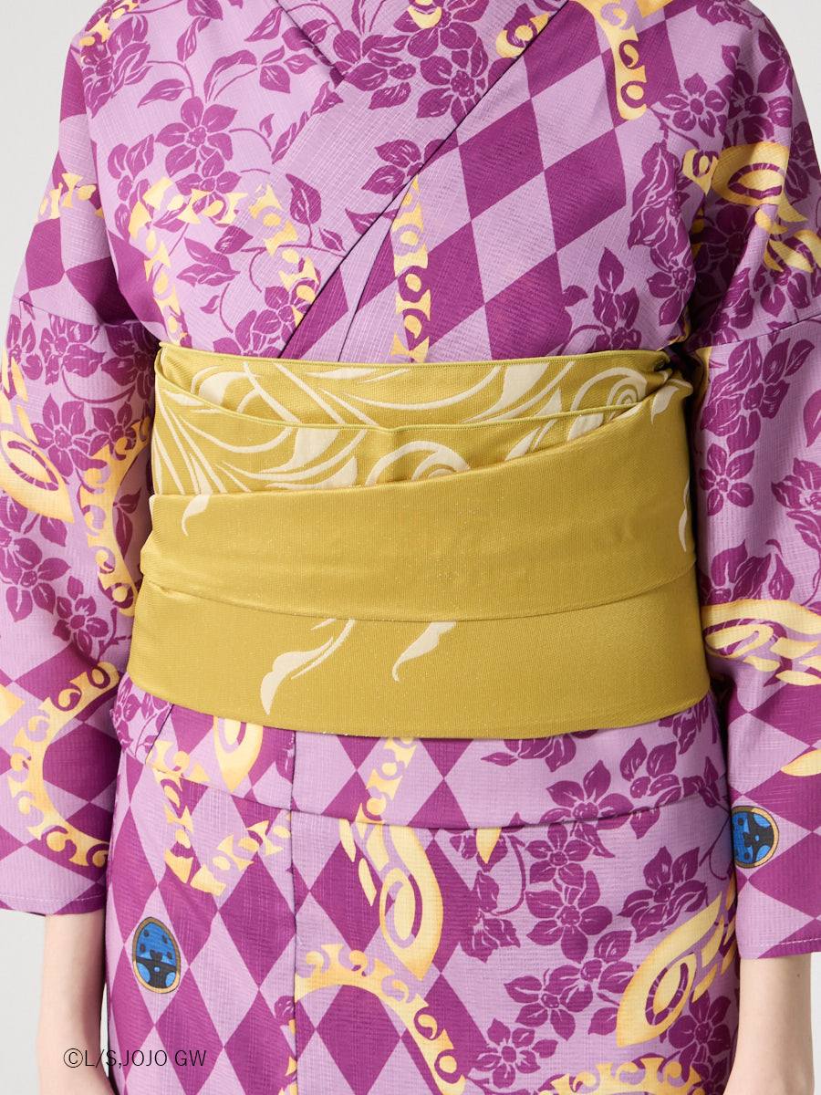 JoJo's Bizarre Adventure Golden Wind x Furifu Ladies Yukata and Obi Set - Giorno Giovanna [Release Jun 19 2026]