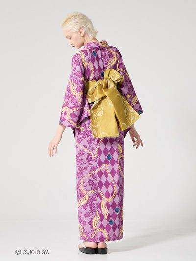 JoJo's Bizarre Adventure Golden Wind x Furifu Ladies Yukata and Obi Set - Giorno Giovanna [Release Jun 19 2026]