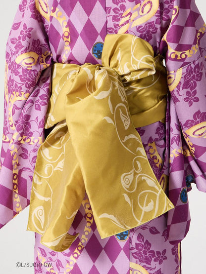 JoJo's Bizarre Adventure Golden Wind x Furifu Ladies Yukata and Obi Set - Giorno Giovanna [Release Jun 19 2026]