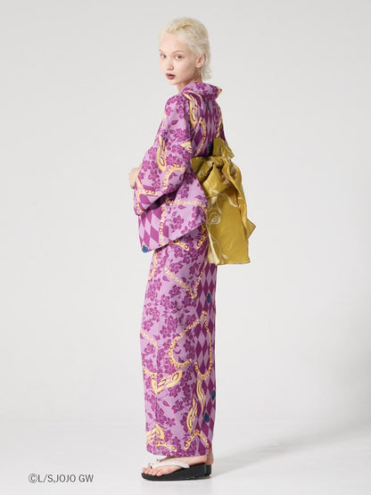 JoJo's Bizarre Adventure Golden Wind x Furifu Ladies Yukata and Obi Set - Giorno Giovanna [Release Jun 19 2026]